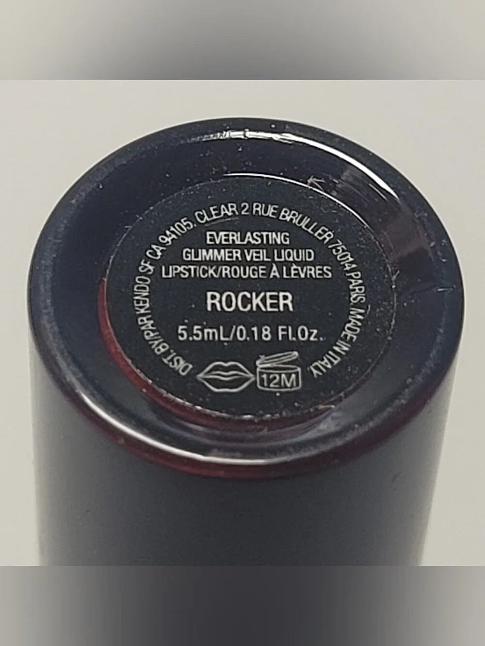 Kat Von D Everlasting Glimmer Veil Lipstick ROCKER Discontinued Rare HTF